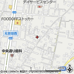 茨城県水戸市元吉田町1192-9周辺の地図