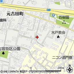 茨城県水戸市元吉田町2152-1周辺の地図