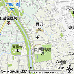 群馬県高崎市貝沢町545-1周辺の地図