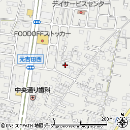 茨城県水戸市元吉田町1181-5周辺の地図