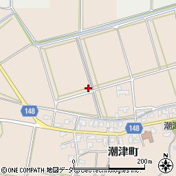 石川県加賀市潮津町東周辺の地図