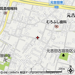 茨城県水戸市元吉田町2208-1周辺の地図