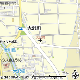 大沢町周辺の地図