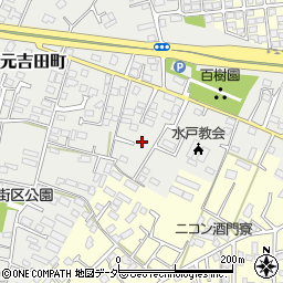 茨城県水戸市元吉田町2154周辺の地図