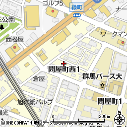 スクールユニホームチヨ高崎店周辺の地図