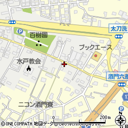 茨城県水戸市元吉田町2624-7周辺の地図