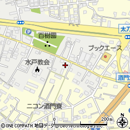 茨城県水戸市元吉田町2624-4周辺の地図