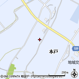 茨城県笠間市本戸2356周辺の地図