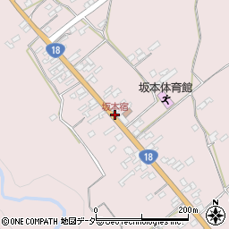 坂本宿周辺の地図