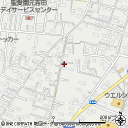 茨城県水戸市元吉田町1371-4周辺の地図