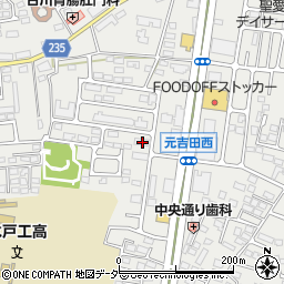 茨城県水戸市元吉田町1215周辺の地図
