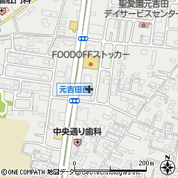 茨城県水戸市元吉田町1194-29周辺の地図