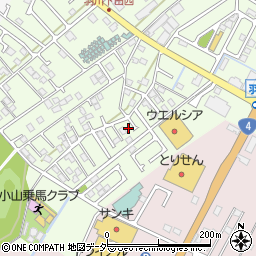 栃木県小山市羽川40周辺の地図
