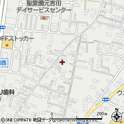 茨城県水戸市元吉田町周辺の地図