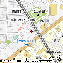 快活クラブ高崎緑町店周辺の地図
