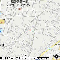 茨城県水戸市元吉田町1364-4周辺の地図