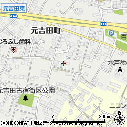 茨城県水戸市元吉田町2145-1周辺の地図