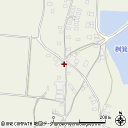 茨城県桜川市友部1857周辺の地図