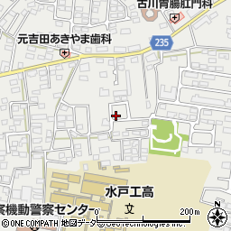 茨城県水戸市元吉田町1113周辺の地図