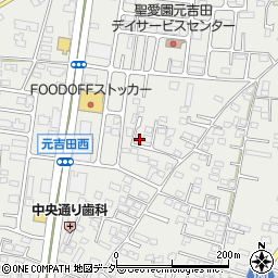 茨城県水戸市元吉田町1195-4周辺の地図