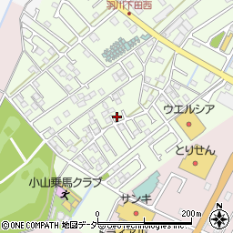 栃木県小山市羽川24周辺の地図