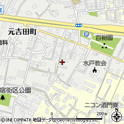 茨城県水戸市元吉田町2152-2周辺の地図