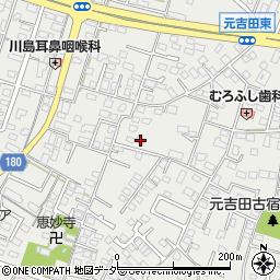 茨城県水戸市元吉田町2214-5周辺の地図
