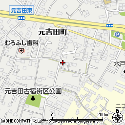 茨城県水戸市元吉田町2143周辺の地図