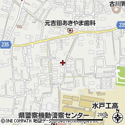 茨城県水戸市元吉田町1005-5周辺の地図
