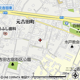 茨城県水戸市元吉田町2147-2周辺の地図