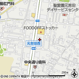 茨城県水戸市元吉田町1194-26周辺の地図