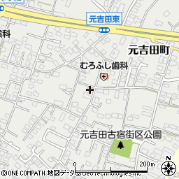 茨城県水戸市元吉田町2203周辺の地図