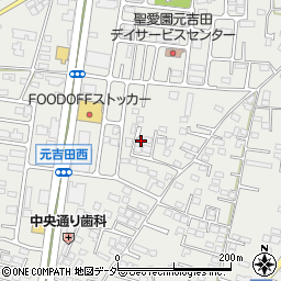 茨城県水戸市元吉田町1195-3周辺の地図