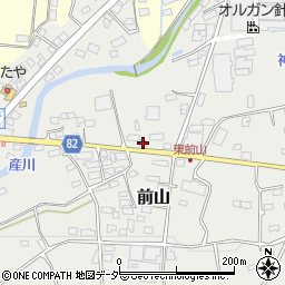 長野県上田市前山748-2周辺の地図