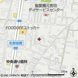 茨城県水戸市元吉田町1195-15周辺の地図