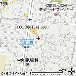 茨城県水戸市元吉田町1194-16周辺の地図