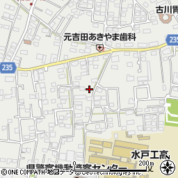 茨城県水戸市元吉田町1005-1周辺の地図