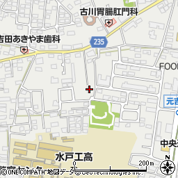 茨城県水戸市元吉田町1145周辺の地図