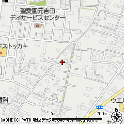 茨城県水戸市元吉田町1366-1周辺の地図