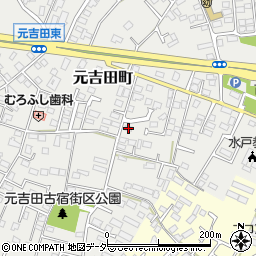 茨城県水戸市元吉田町2144周辺の地図