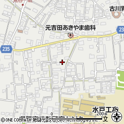 茨城県水戸市元吉田町1005周辺の地図
