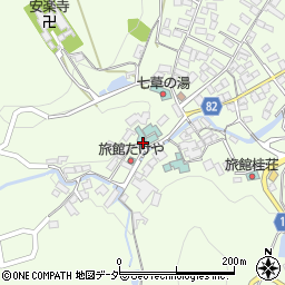 信州　別所温泉　上松屋周辺の地図