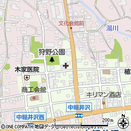 長野県北佐久郡軽井沢町中軽井沢22周辺の地図