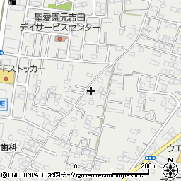 茨城県水戸市元吉田町1366-2周辺の地図