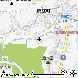 石川県加賀市橋立町ラ周辺の地図