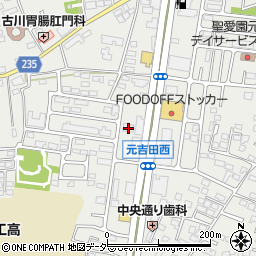 茨城県水戸市元吉田町1160周辺の地図