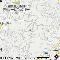 茨城県水戸市元吉田町1368-3周辺の地図