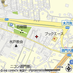 茨城県水戸市元吉田町2623-10周辺の地図