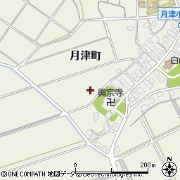 石川県小松市月津町キ周辺の地図