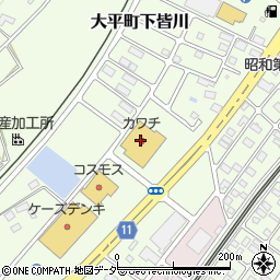 株式会社カワチ薬品　大平店周辺の地図